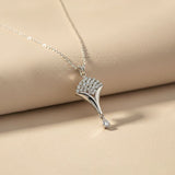 Silver Floral Bouquet Pendant Gold Vermeil (2.5 Micron)