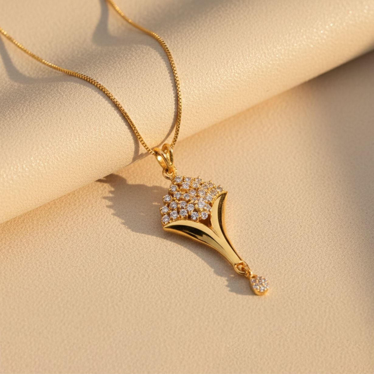 Silver Floral Bouquet Pendant