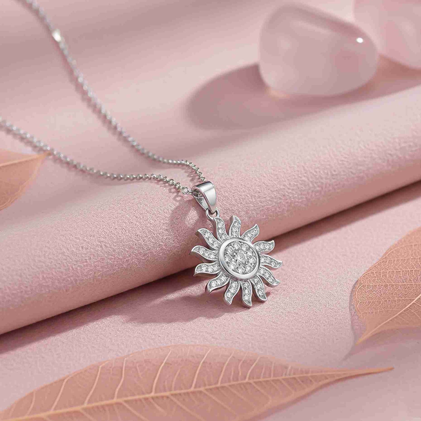 Silver Sterling Sun Shape Pendant