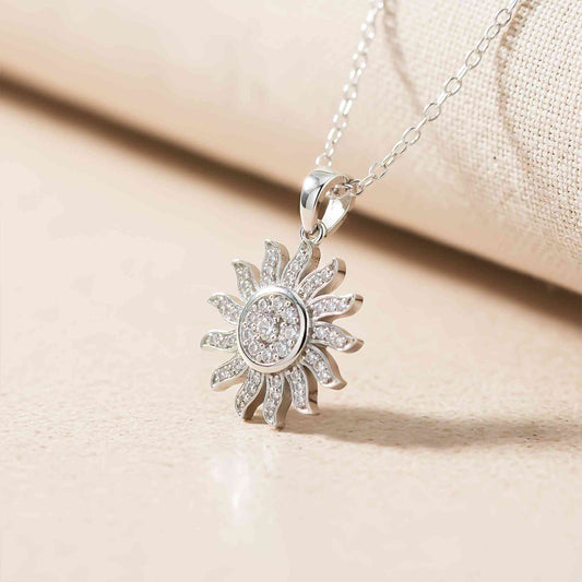Silver Sterling Sun Shape Pendant