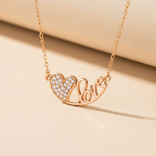 Sterling Silver Love Heart Pendant