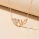 Sterling Silver Love Heart Pendant Gold Vermeil (2.5 Micron)