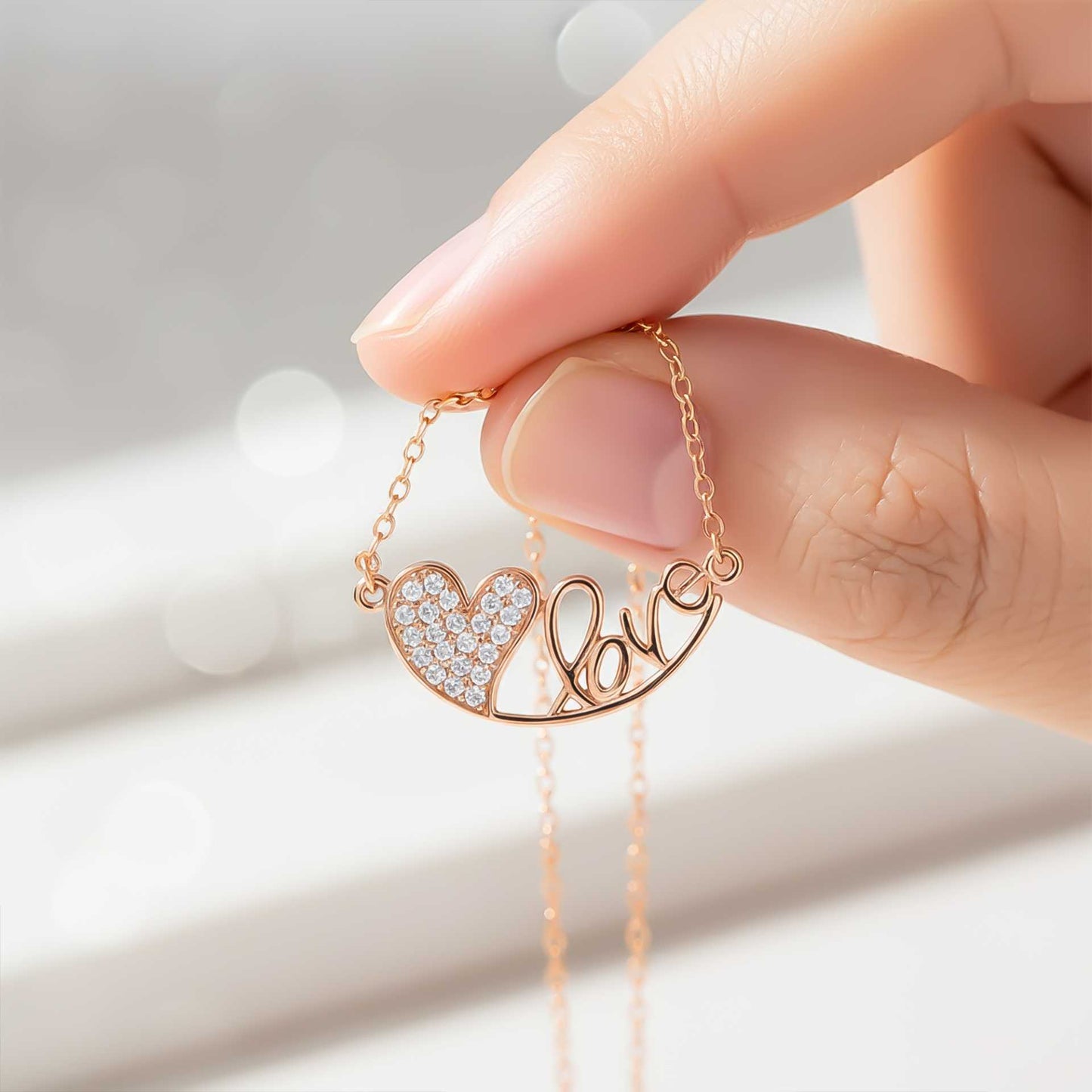 Sterling Silver Love Heart Pendant