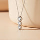 Sterling Silver Elegant Diamond Pendant Gold Vermeil (2.5 Micron)