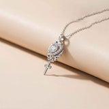 Silver Round Heart Weapon Pendant Gold Vermeil (2.5 Micron)
