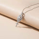 Silver Round Heart Weapon Pendant Gold Vermeil (2.5 Micron)