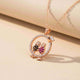 Sterling Silver Love Birds Couple Gift Necklace Gold Vermeil (2.5 Micron)