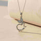 Silver Rabbit Animal Pendant Gold Vermeil (2.5 Micron)
