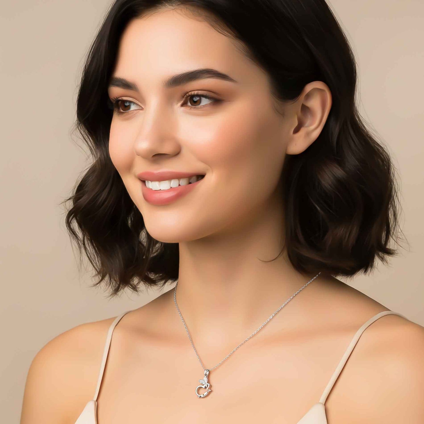 Silver Rabbit Animal Pendant