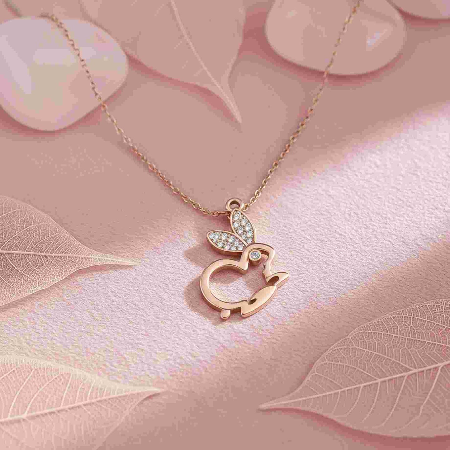 Silver Rabbit Animal Pendant