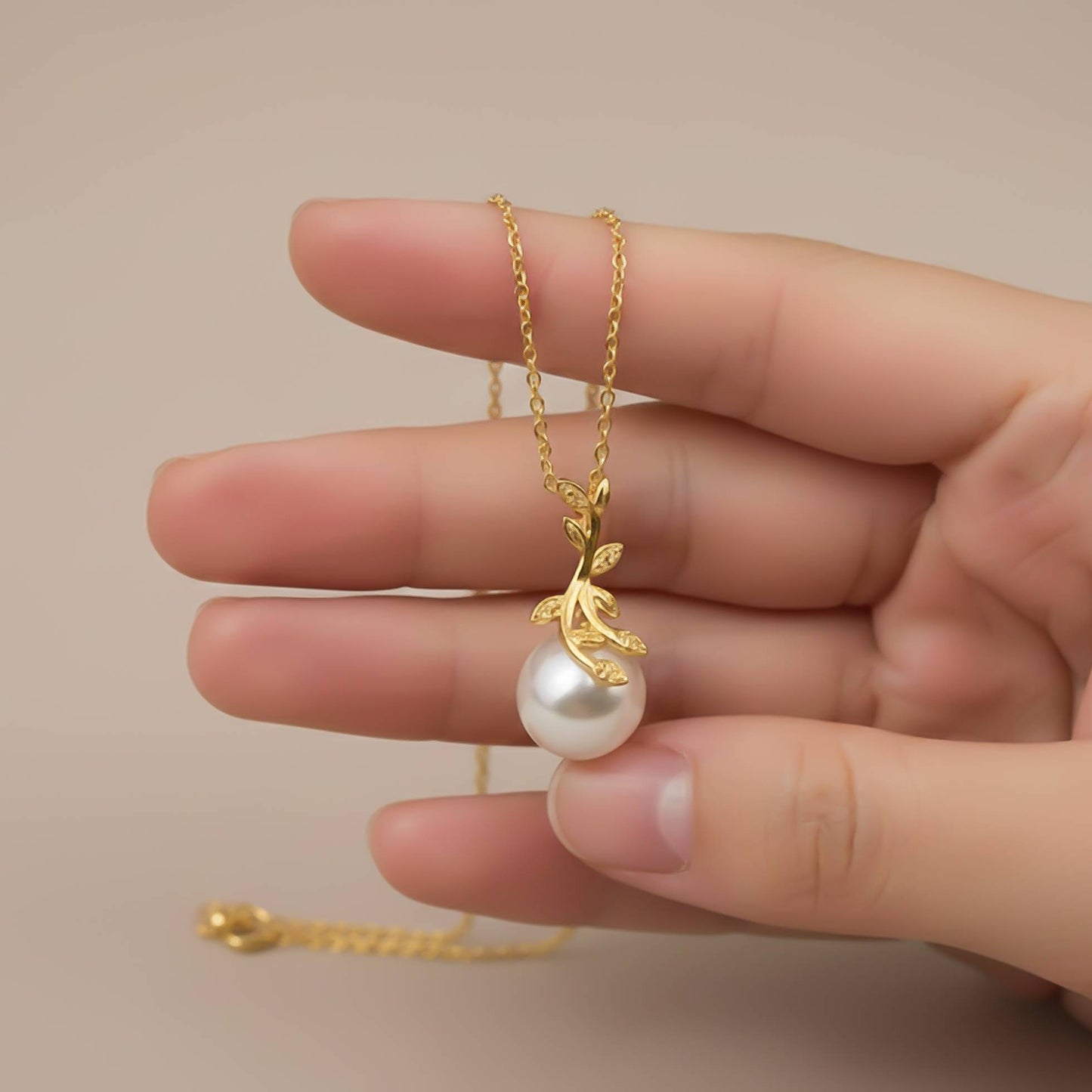 Silver Freshwater Cultured Pearl and Diamond Drop Pendant