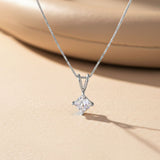 Silver Princess Classic Solitaire Pendant Gold Vermeil (2.5 Micron)