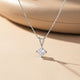 Silver Princess Classic Solitaire Pendant Gold Vermeil (2.5 Micron)