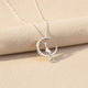 Silver Dreamy Moon Cat Pendant Gold Vermeil (2.5 Micron)