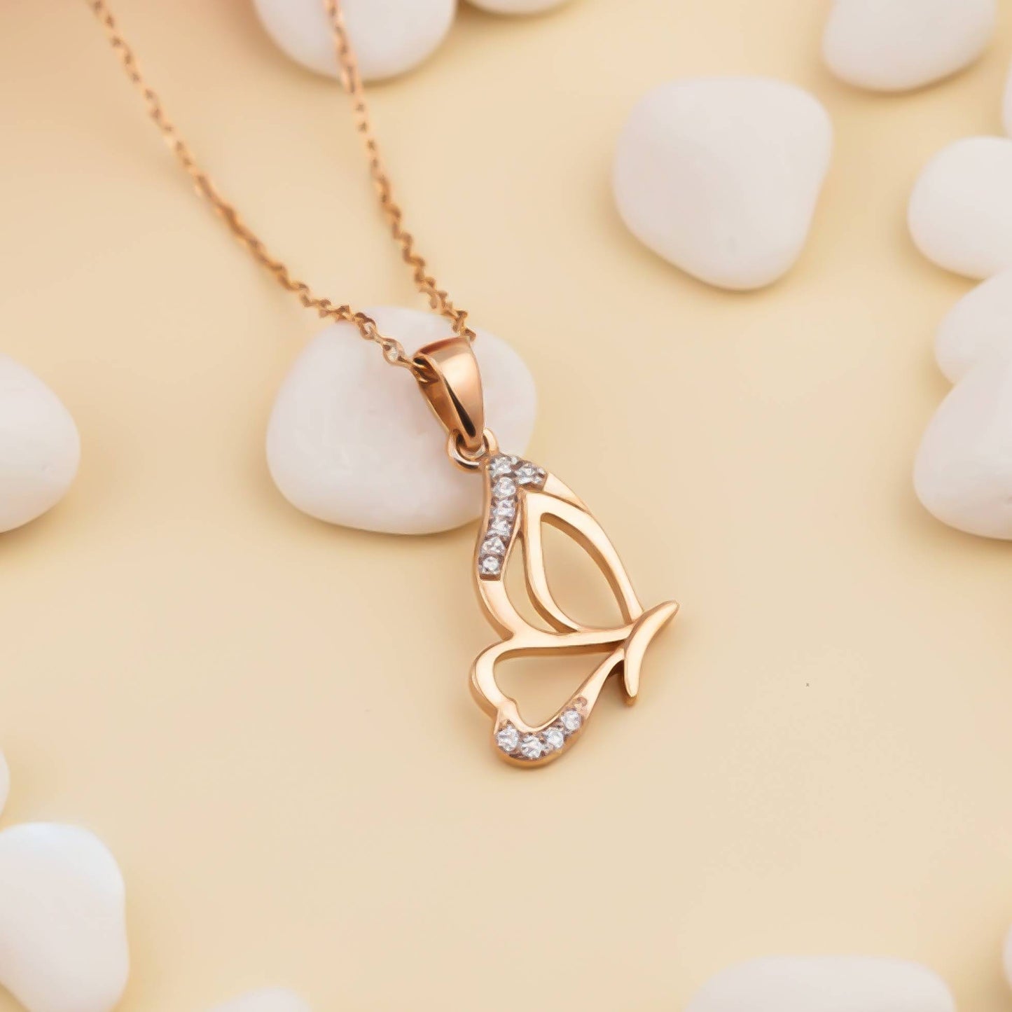 Sterling Silver Butterfly Insect Theme Pendant