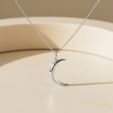 Silver Stunning Moon Pendant Gold Vermeil (2.5 Micron)