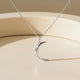 Silver Stunning Moon Pendant Gold Vermeil (2.5 Micron)