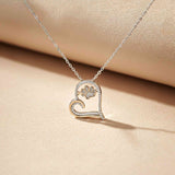 Silver Heart Dog Paw Pendant Gold Vermeil (2.5 Micron)