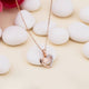 Sterling Silver Angel wing Heart Pendant with Chain Gold Vermeil (2.5 Micron)