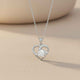 Sterling Silver Heart Love Pendant Gold Vermeil (2.5 Micron)