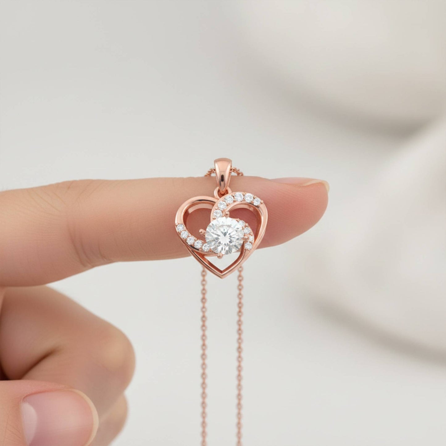 Sterling Silver Heart Love Pendant