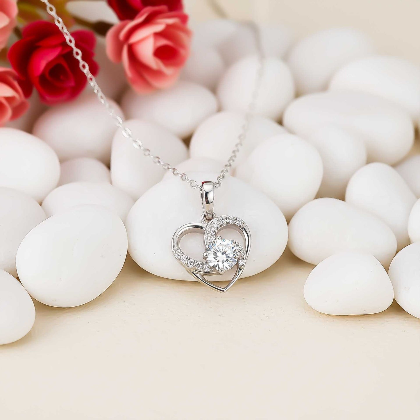 Sterling Silver Heart Love Pendant