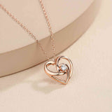 Sterling Silver Heart Diamond Pendant Gold Vermeil (2.5 Micron)