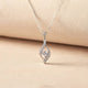 Silver Moonlight Diamond Pendant Gold Vermeil (2.5 Micron)