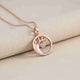 Silver Tree of Life with Heart Charm Circle Pendant Gold Vermeil (2.5 Micron)