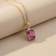Sterling Silver Golden Gracious Ruby Pendant Gold Vermeil (2.5 Micron)