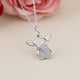 Silver Star Wars Baby Yoda Grogu Pendant Gold Vermeil (2.5 Micron)