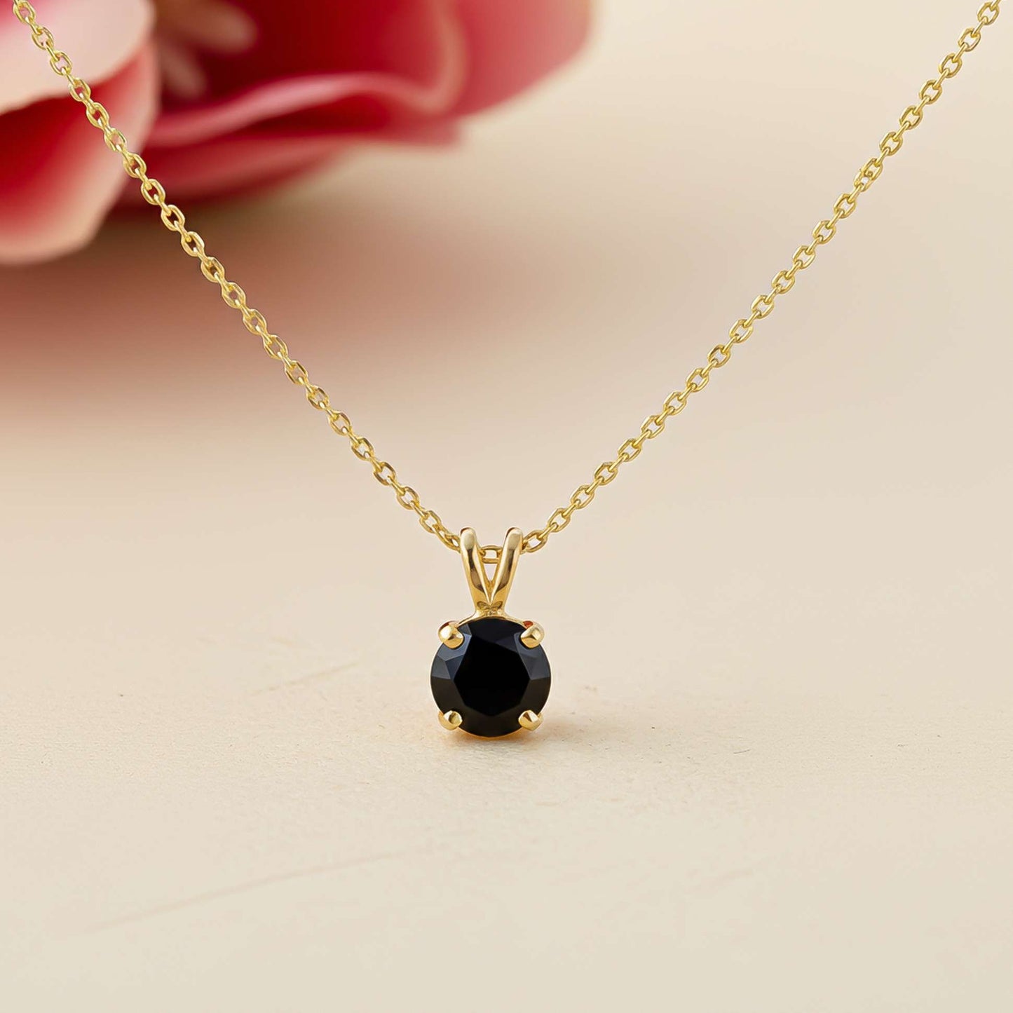 Silver Black Diamond Spherical Pendant
