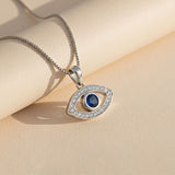 Silver Evil Eye Pendant Gold Vermeil (2.5 Micron)