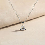 Silver Trillion Dazzling Pendant Gold Vermeil (2.5 Micron)