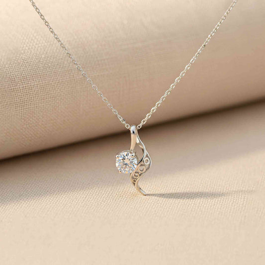 Silver Strand Pendant For Girls