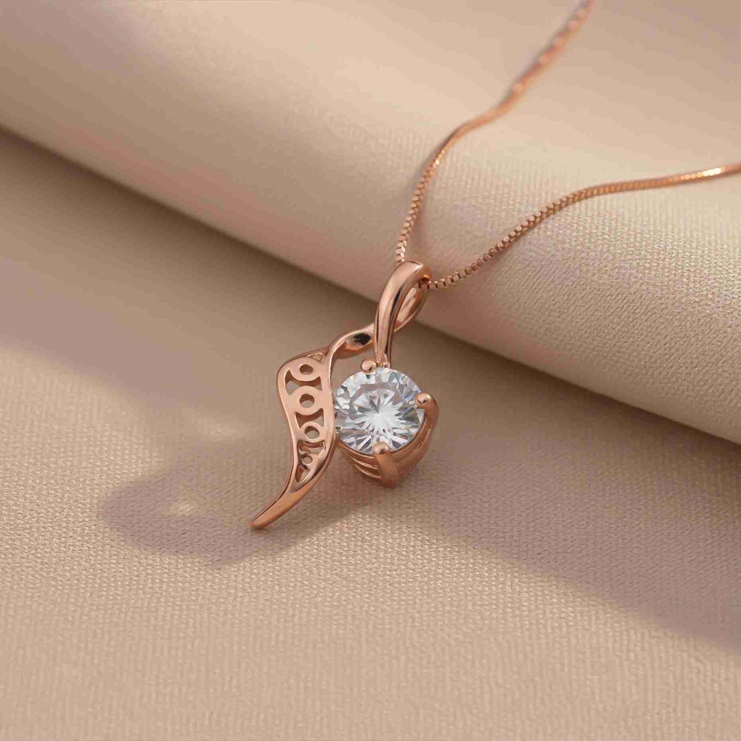 Silver Strand Pendant For Girls