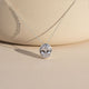 Silver Oval Classic Solitaire Bezel Pendant Gold Vermeil (2.5 Micron)