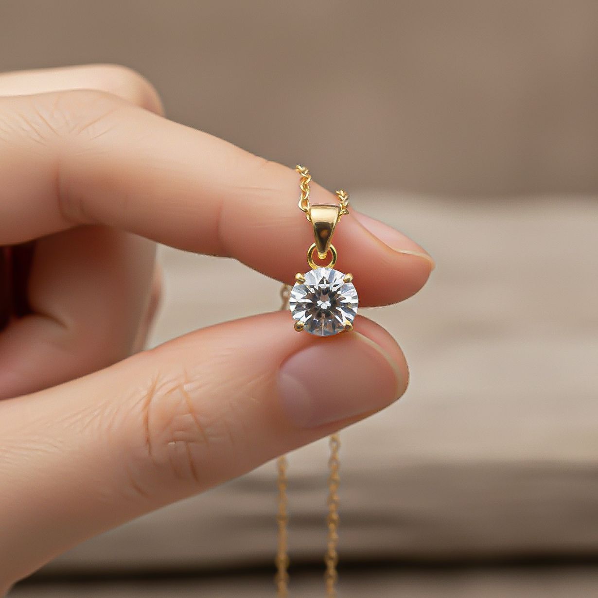 Sterling Silver Kohinoor Pendant