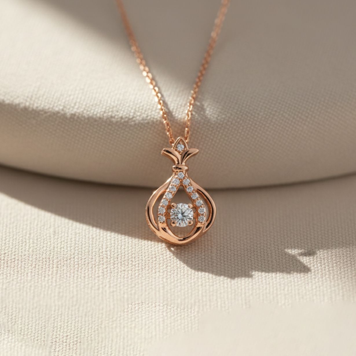 Silver Water Drop Pendant