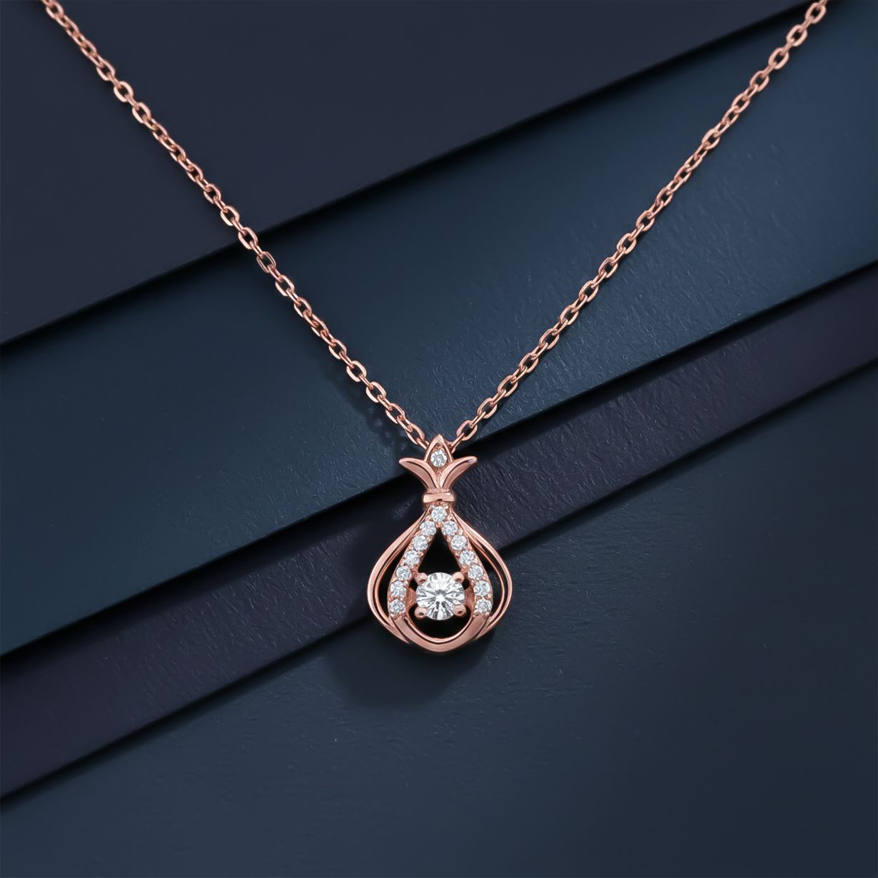 Silver Water Drop Pendant
