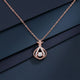 Silver Water Drop Pendant Gold Vermeil (2.5 Micron)