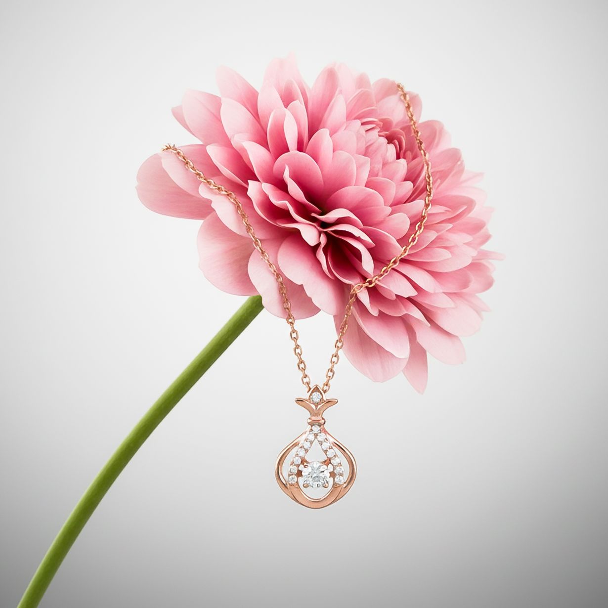 Silver Water Drop Pendant