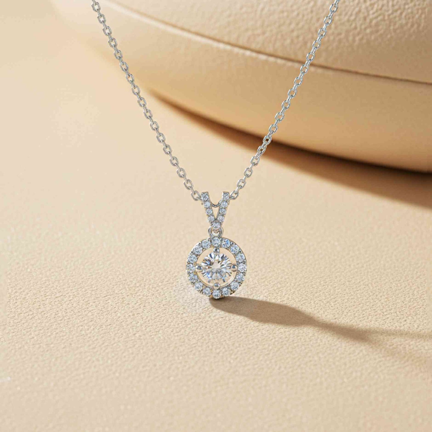 Silver Graceful Compass Pendant