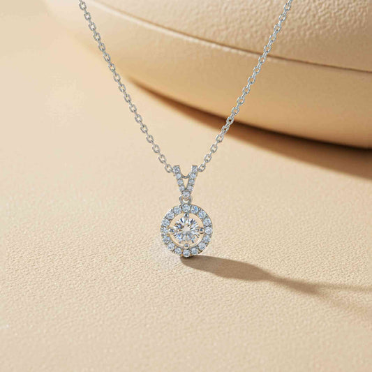 Silver Graceful Compass Pendant