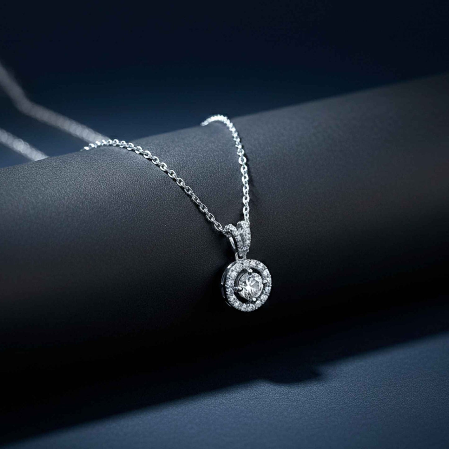 Silver Graceful Compass Pendant