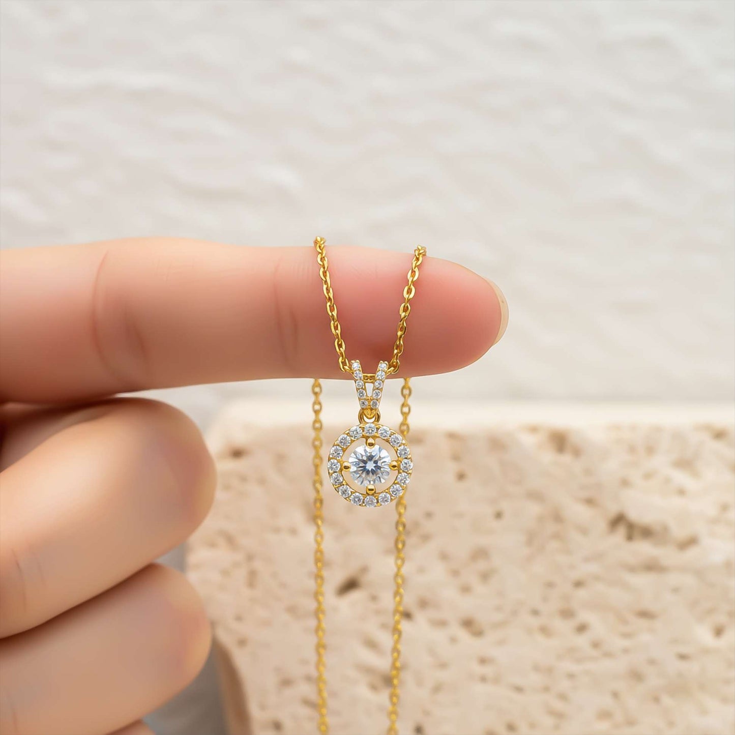 Silver Graceful Compass Pendant