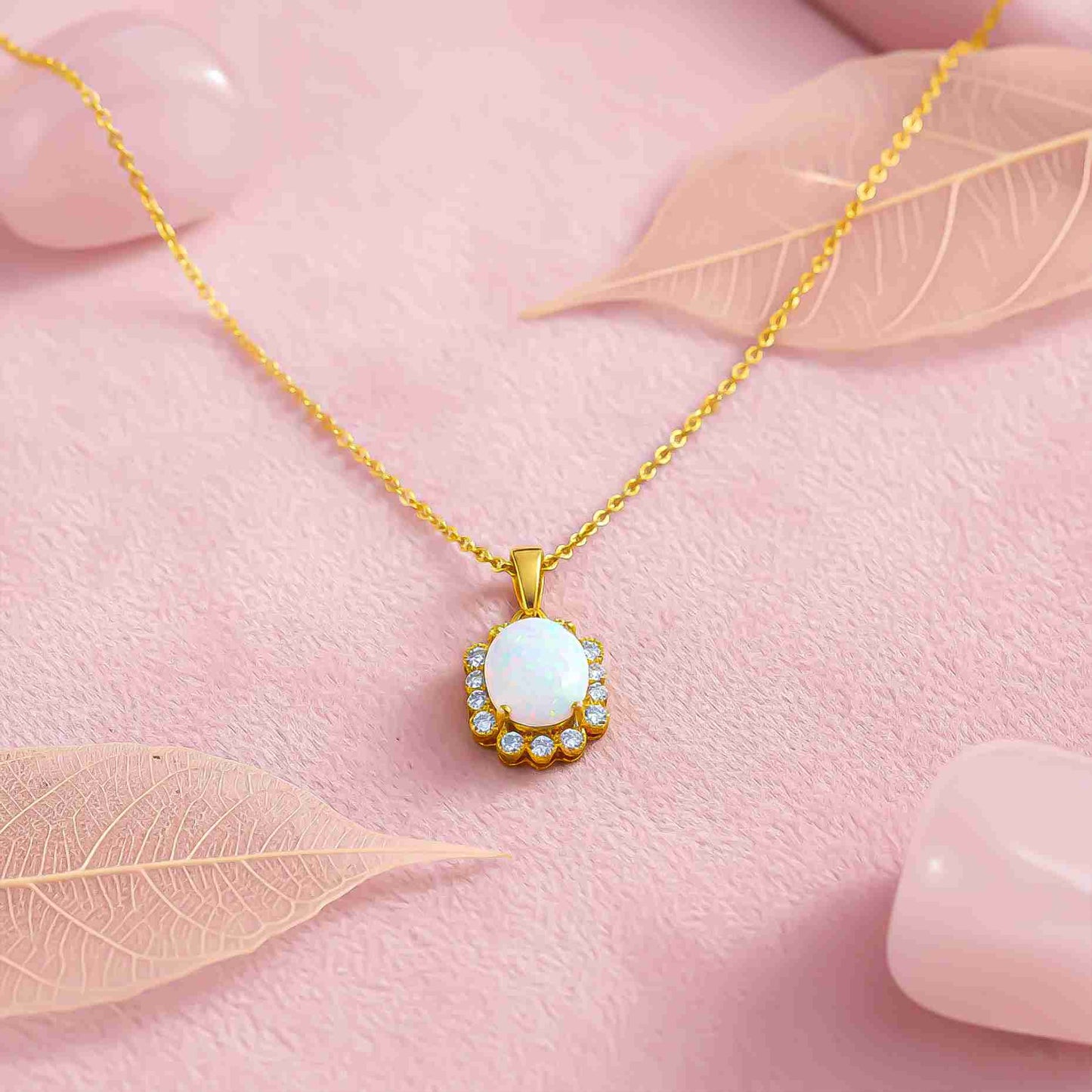 Silver Snow Queen Pendant Gold Vermeil