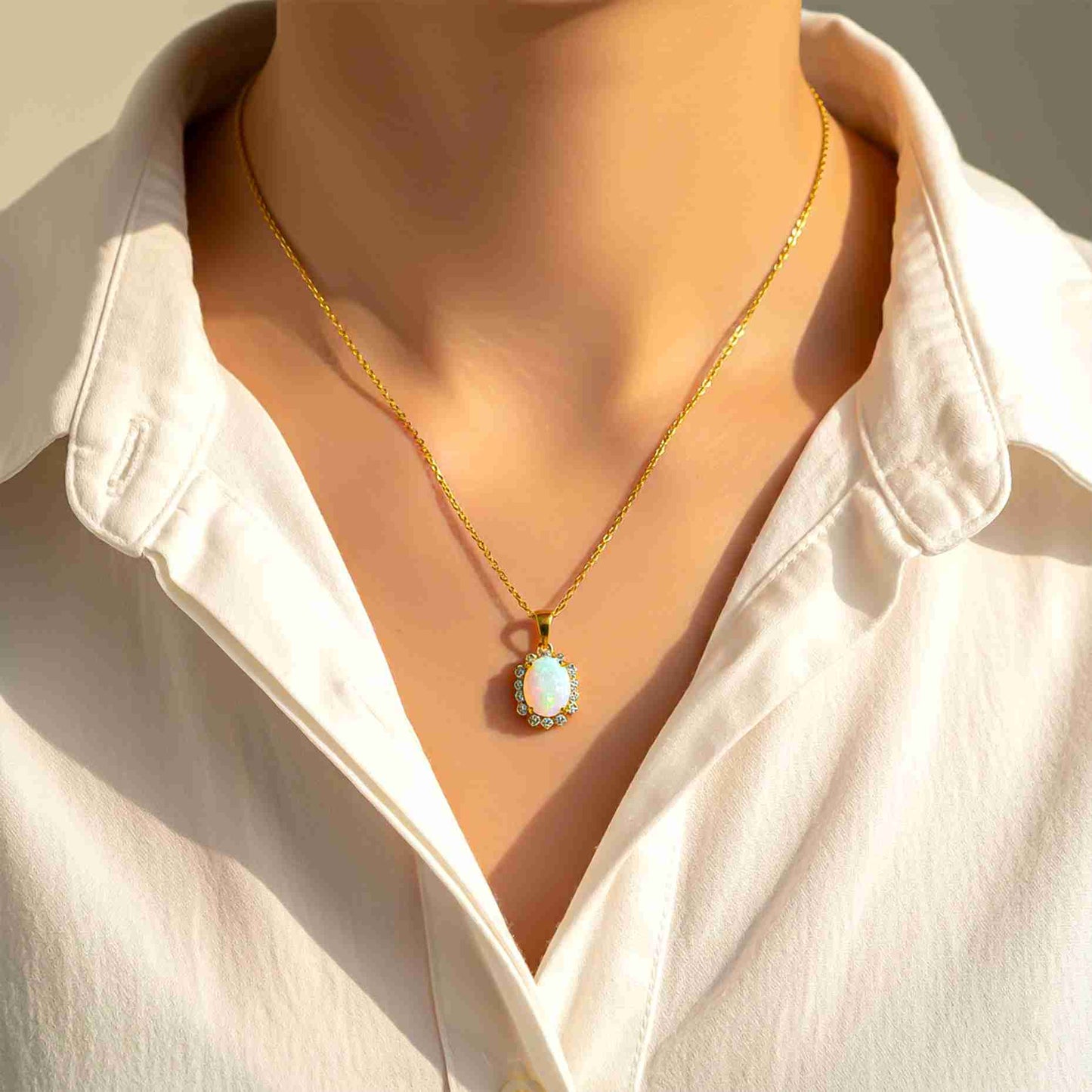 Silver Snow Queen Pendant Gold Vermeil