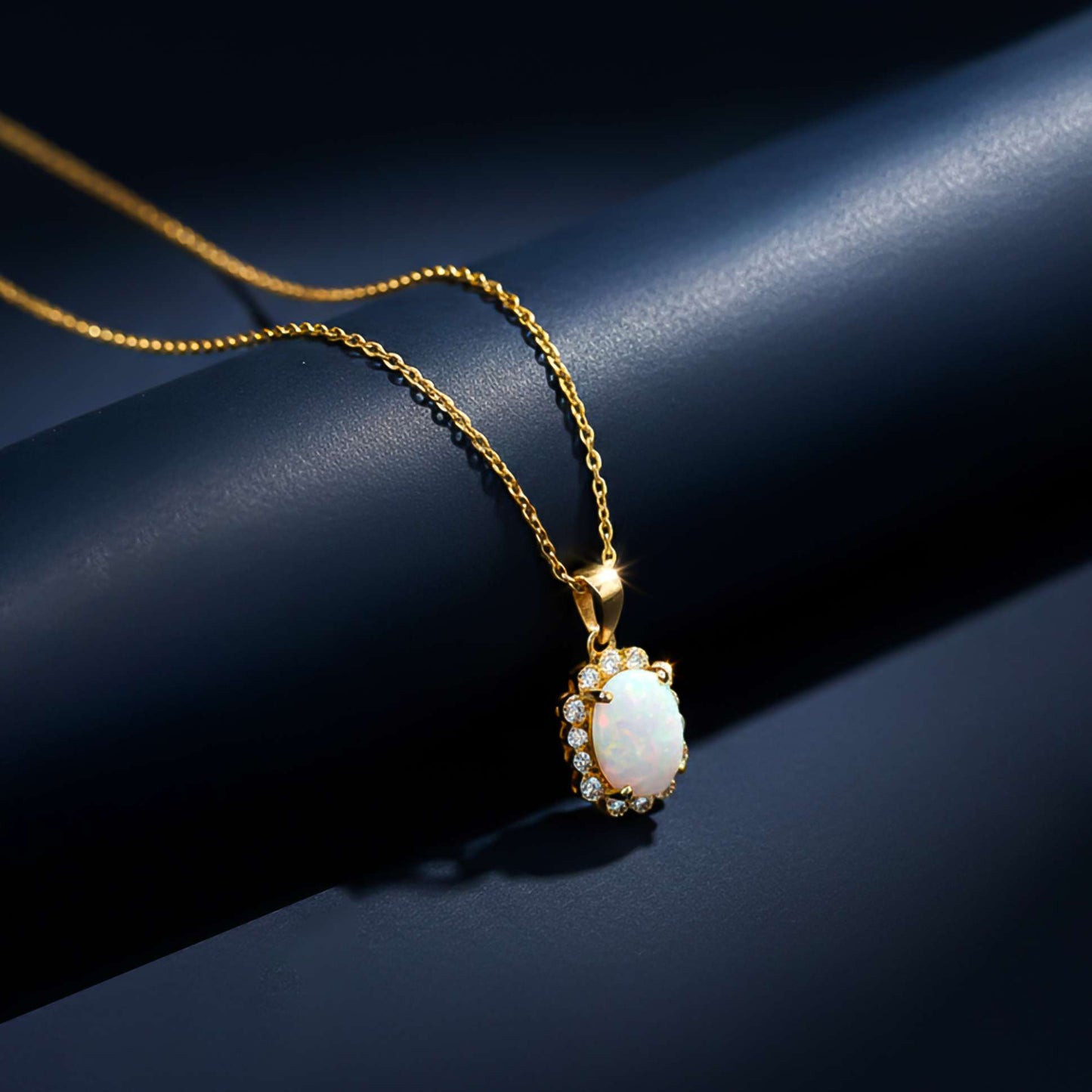 Silver Snow Queen Pendant Gold Vermeil
