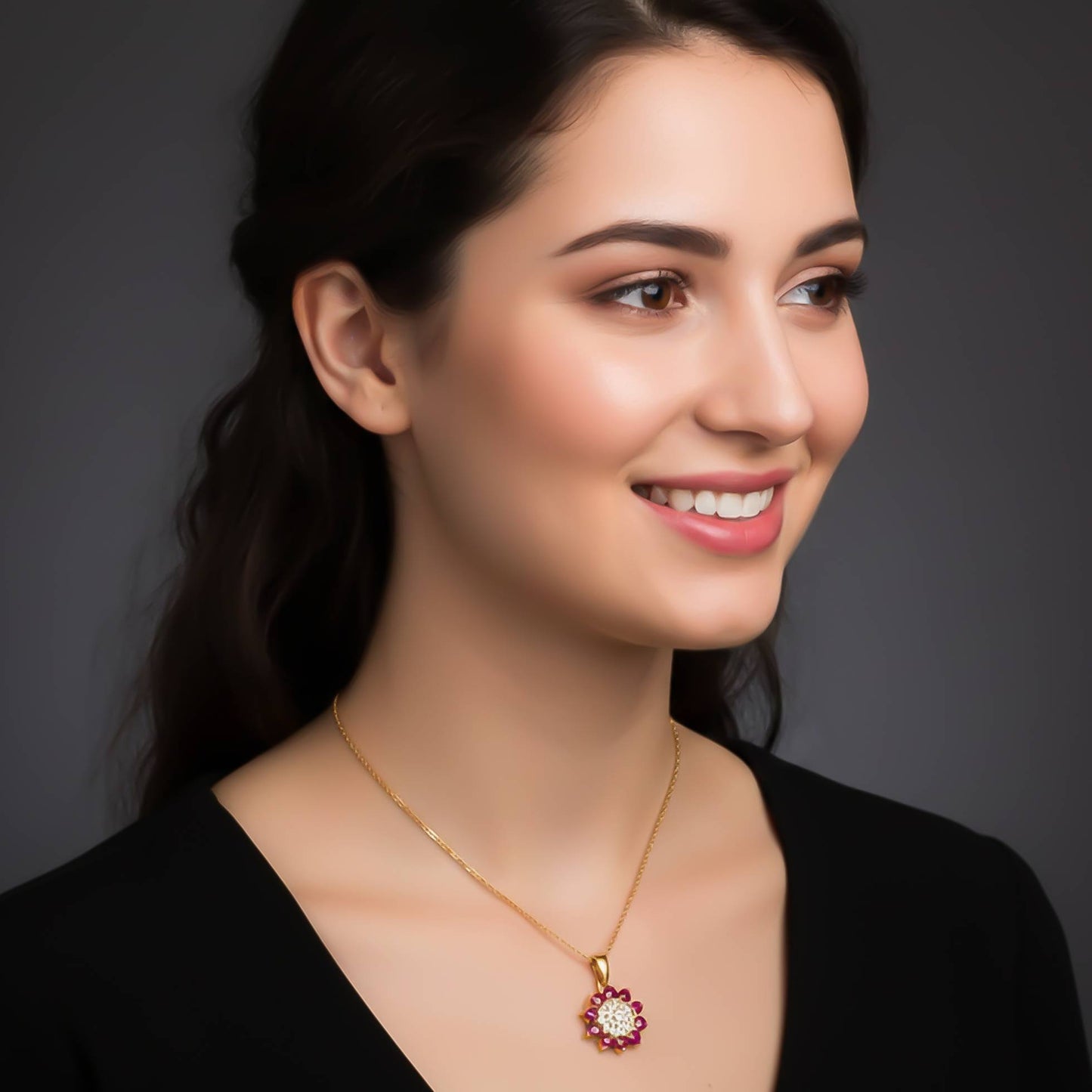 Silver Flory Penache Pendant